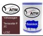 Preview: Volkswagen, Terracotta P. 2C, LC3Z: 500ml Lackdose, von ATW Autoteile West.